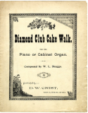 Diamond Club Cakewalk, W. L. Skaggs, 1902