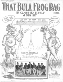 That Bull Frog Rag, George W. Thomas, 1917