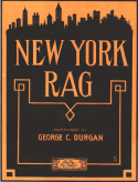 New York Rag, George C. Durgan, 1910