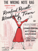 The Wrong Note Rag, Leonard Bernstein, 1953