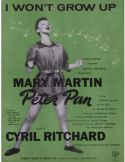I Won't Grow Up, Mark Charlap, 1954