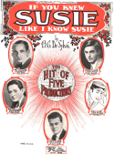 If You Knew Susie Like I Know Susie, Bud G. De Sylva, 1925