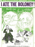 I Ate The Boloney!, Harry Lee, 1926