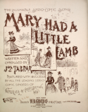 Mary Had A Little Lamb, Jos Tabrar, 1898