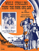 While Strolling Thru The Park One Day, Ed Haley, 1941