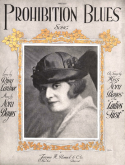Prohibition Blues, Nora Bayes, 1919