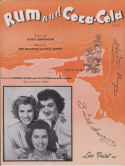 Rum And Coca-Cola, Jeri Sullavan; Paul Baron, 1944