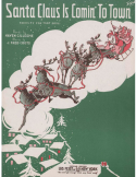 Santa Claus Is Coming To Town, J. Fred Coots, 1934