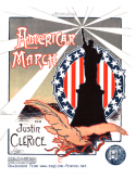 American March, Justin Clerice, 1901