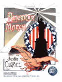 American March, Justin Clérice, 1901