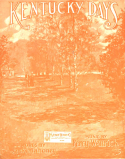 Kentucky Days, Percy Wenrich, 1912