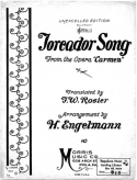 Toreador Song From Carmen, Hans Engelmann, 1902