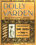 Dolly Varden, Julian Edwards, 1901