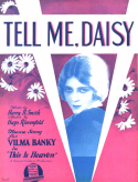 Tell Me Daisy, Hugo Riesenfeld, 1919