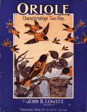 Oriole, John B. Lowitz, 1908