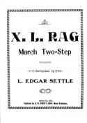 X.L. Rag, L. Edgar Settle, 1903