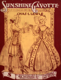 Sunshine Gavotte, Chas L. Lewis, 1910