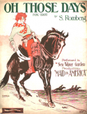 Oh, Those Days, Sigmund A. Romberg, 1915