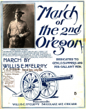 March Of The Second Oregon, W. E. McElroy, 1900