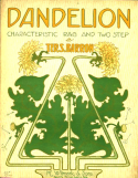 Dandelion, Ted S. Barron, 1909