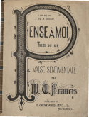 Pense A Moi, J. W. H. Eckert, 1887