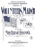 Volunteers March, Eliza Cassanova, 1898