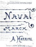 Naval March, A. Harring, 1896