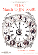 Elks March To The South, Eugenie E. Boniel, 1898