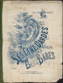 Les Cent Gardes Valse, Basile Bares, 1874