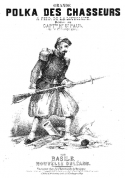 Grande Polka Des Chasseurs A Pied A La Louisiane, Basile Bares, 1860