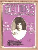 Bethena, Scott Joplin, 1905