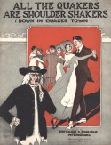 All The Quakers Are Shoulder Shakers, Pete Wendling, 1919