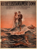 As The Lusitani Went Down, Frank Henri Klickmann, 1905