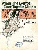 When The Leaves Come Tumbling Down, Richard Howard, 1922