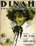 Dinah (From Carolina), Albert Von Tilzer, 1909