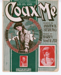 Coax Me, Harry Von Tilzer, 1904