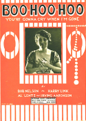 Boo-Hoo-Hoo, Harry Link; Irving Aaronson; Al Lentz, 1922