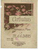 Arbutus, M. A. E. Davis, 1909