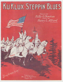 Ku Klux Step-pin' Blues, Billy O Newton, 1923
