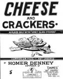 Cheese And Crackers, Homer Denney, 1909