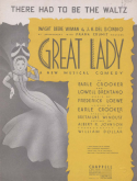 There Had To Be The Waltz, Frederick Loewe, 1938