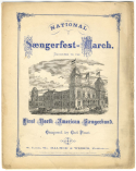 National Saengerfest, C. Faust, 1872