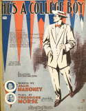 He's A College Boy, Theodore F. Morse, 1909