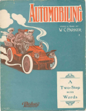 Automobiling, W. C. Parker, 1908