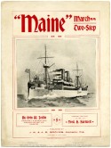 Maine March, Fred H. Hartwell, 1898