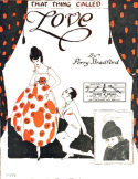 That Thing Called Love version 1, Perry Bradford, 1920
