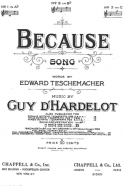Because, Guy d'Hardelot, 1902