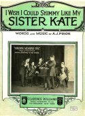 I Wish I Could Shimmy Like My Sister Kate version 1, Armand J. Piron, 1922