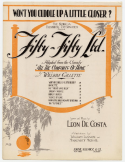 Won't You Cuddle Up A Little Closer, Leon De Costa, 1919