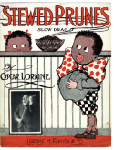 Stewed Prunes, Oscar Lorraine, 1910